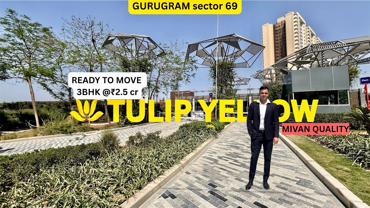 Tulip Yellow Gurgaon sector 69 Review | 3BHK Ready-to-Move Flats | SPR Road #tulip #highrise