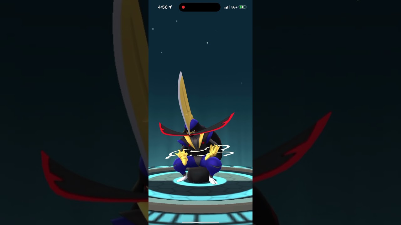Evolving Shiny Bisharp Into Shiny Kingambit In Pokémon Go