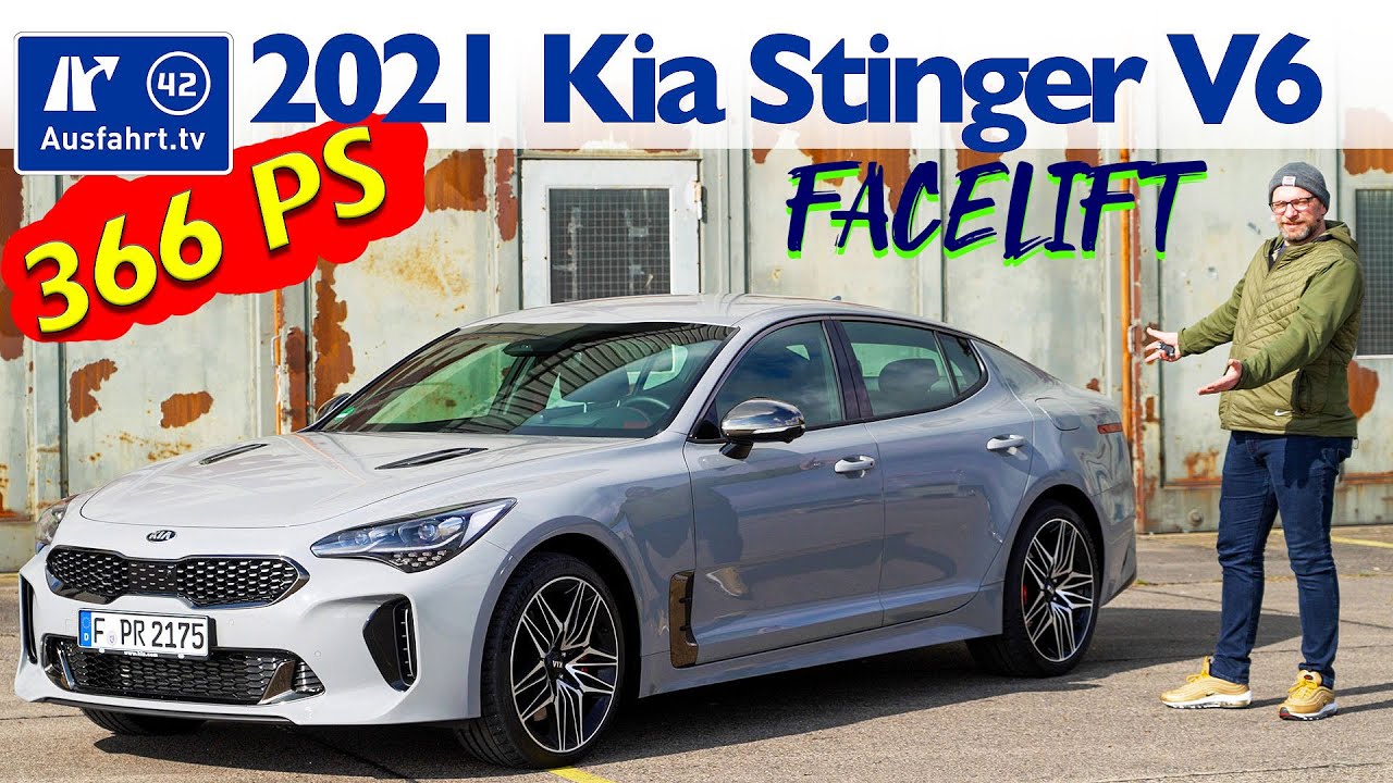 2021 Kia Stinger 3.3 T-GDI V6 GT AWD AT8 FACELIFT - Kaufberatung, Test deutsch, Review, Fahrbericht