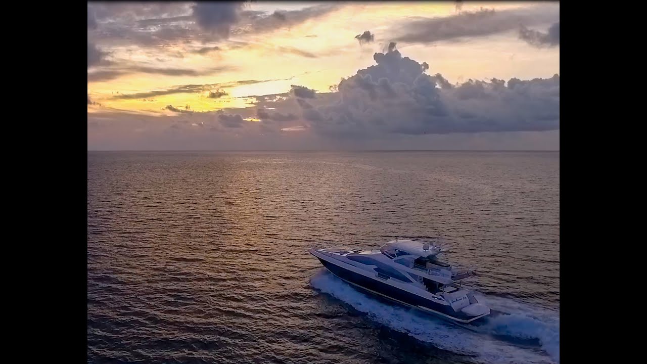 AZIMUT 80' Yacht captured with PHANTOM 3 DRONE!!!