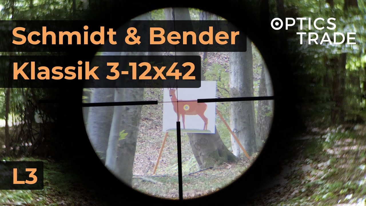 Schmidt & Bender Klassik 3-12x42 Reticle L3 | Optics Trade Reticle Subtensions