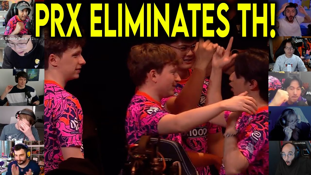 Valorant Streamers Reacts To PRX Eliminating TH From VCT Champions