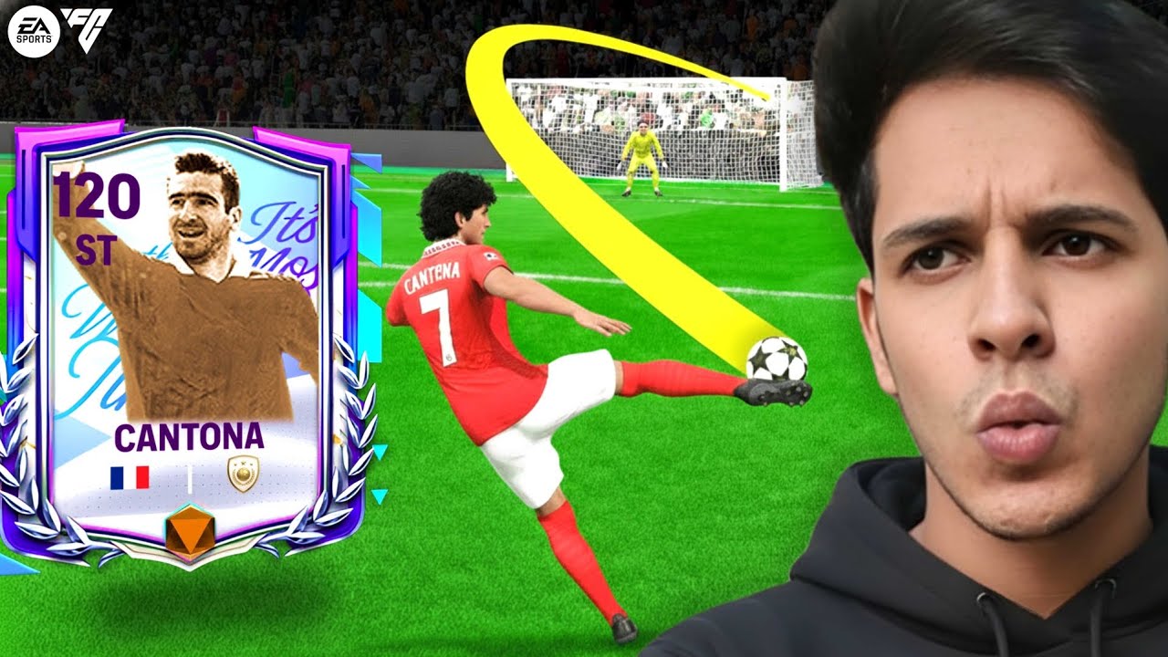 120 OVR CANTONA with Poacher Skill points ✅ || FC MOBILE 