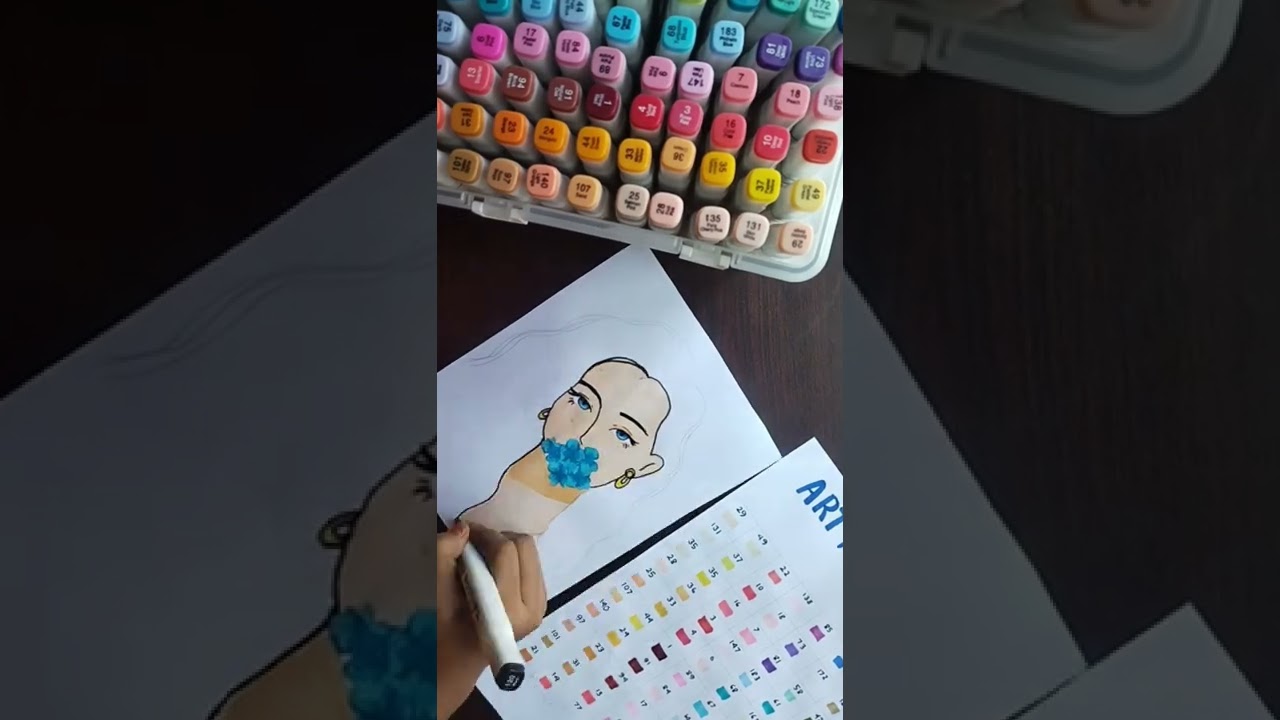 painting w marker 