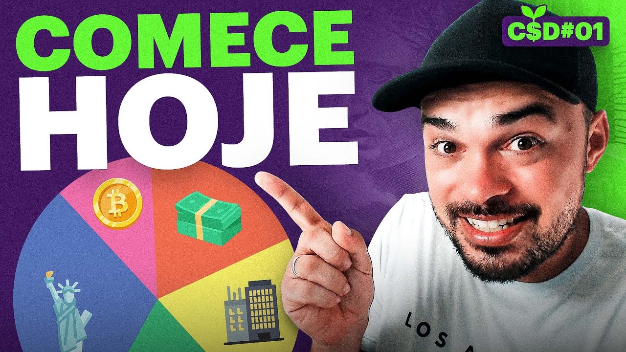 MONTANDO uma CARTEIRA de INVESTIMENTOS do ZERO com R$200 | Carteira Sem Desculpas #01 🌱