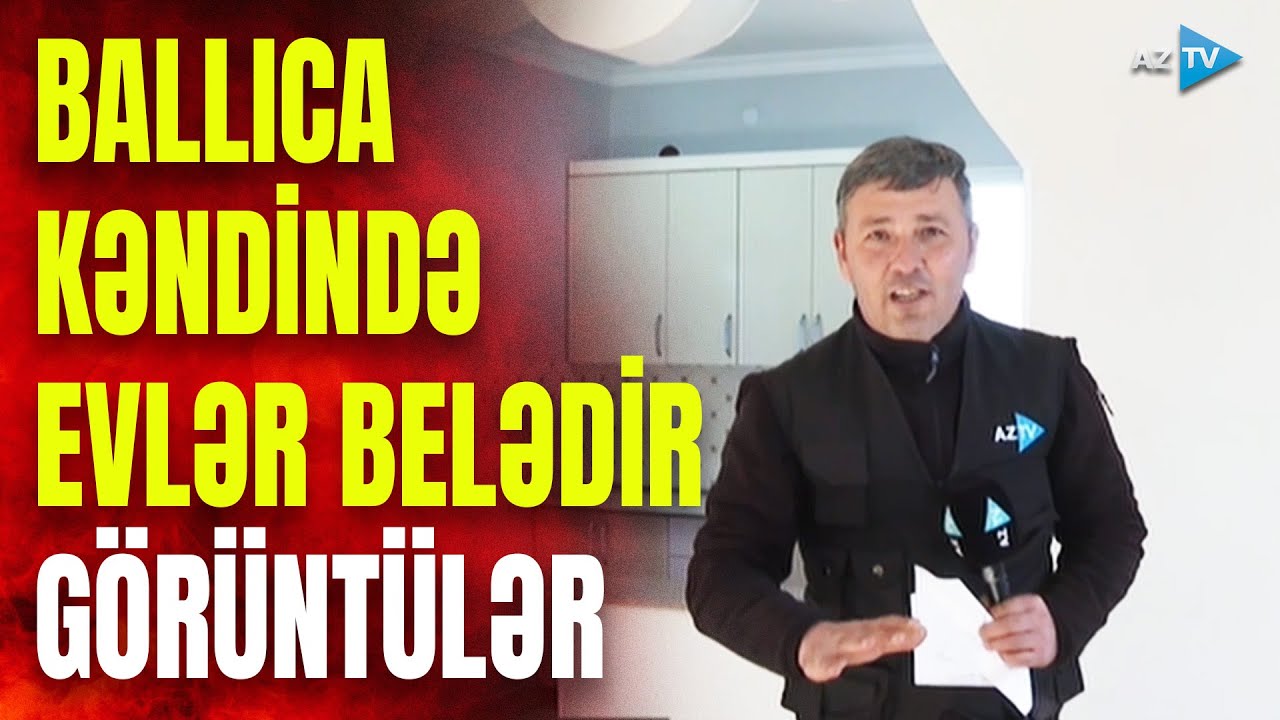 AzTV komandası Xocalıda – Ballıca kəndindəki evlərdən BİRBAŞA BAĞLANTI