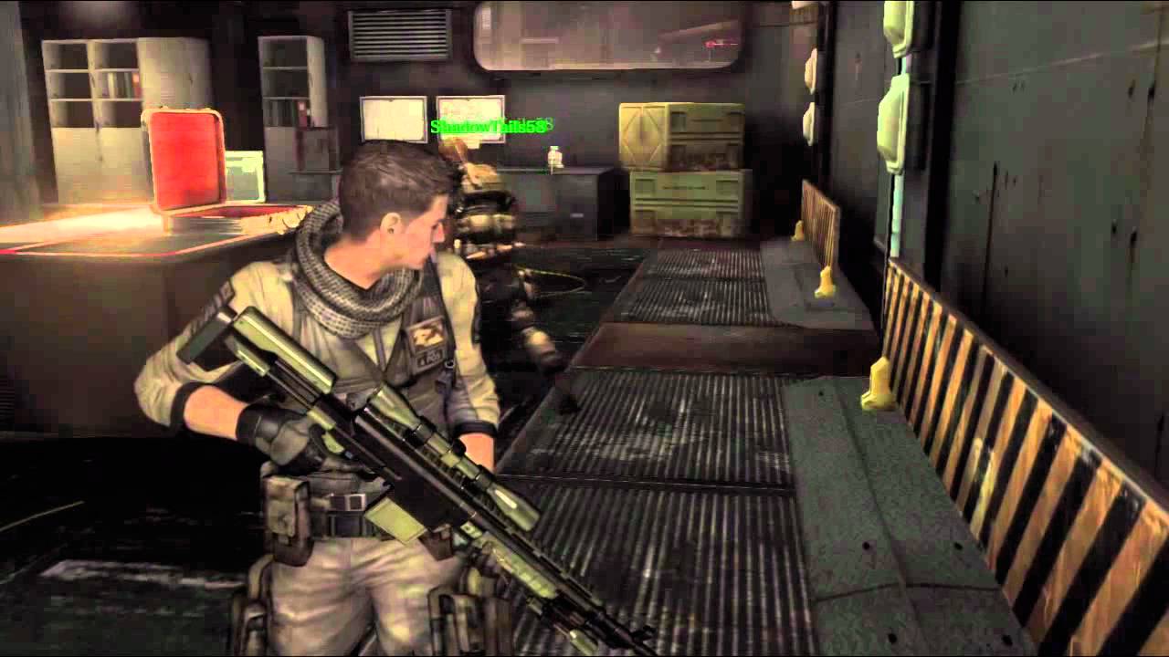Resident Evil 6 : Chris - Chapter 4 (1/3) - Using a missile to unlock a door