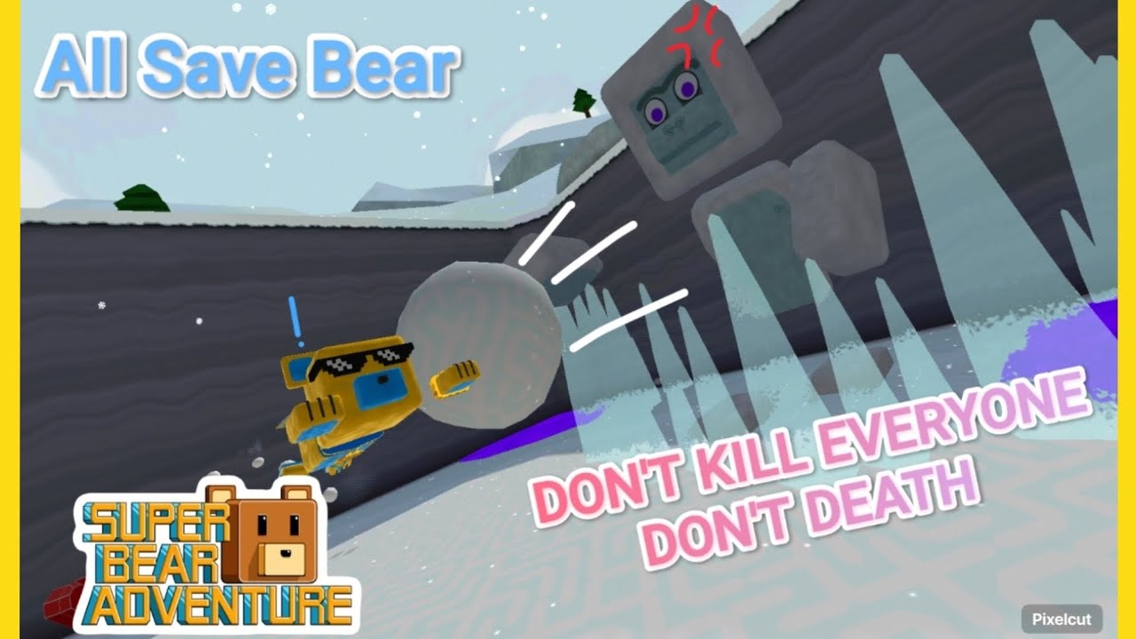 Super Bear Adventure🐻 - DON'T KILL EVERYONE DON'T DEATH❌ (Challenge) 