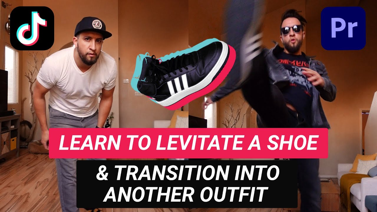 Switch Kick • Levitating Shoe / Outfit Change Transition tutorial (Premiere)