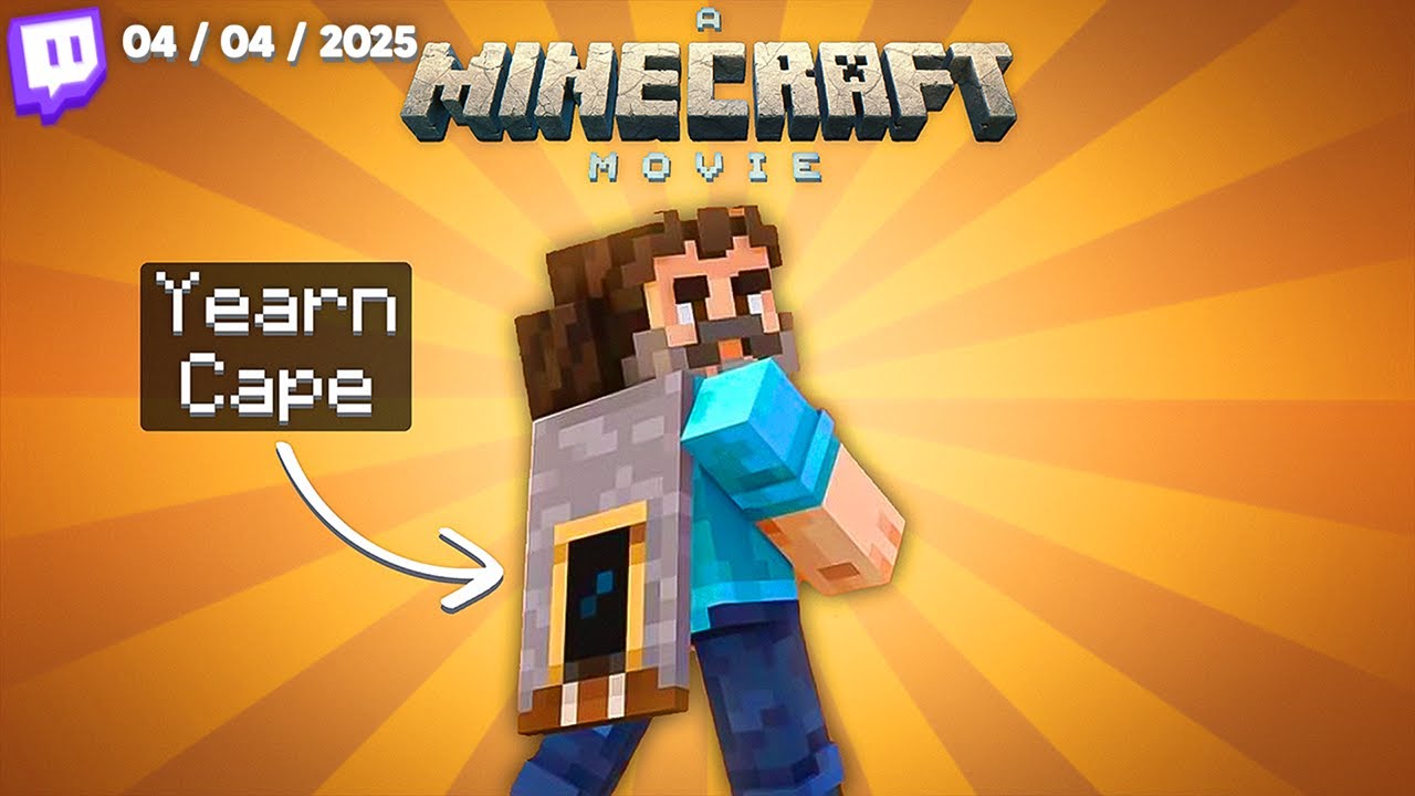 JE D&Eacute;BLOQUE LA NOUVELLE CAPE DU FILM MINECRAFT ! ⭐️ - 04 / 04 / 2025