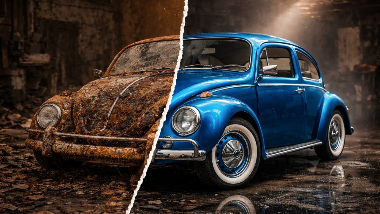 ASMR Car Restoration! Full Restoration of a 1965 Volkswagen Beetle