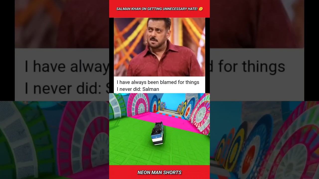 Salman khan on getting Unnecessary hate! 😕 #shorts