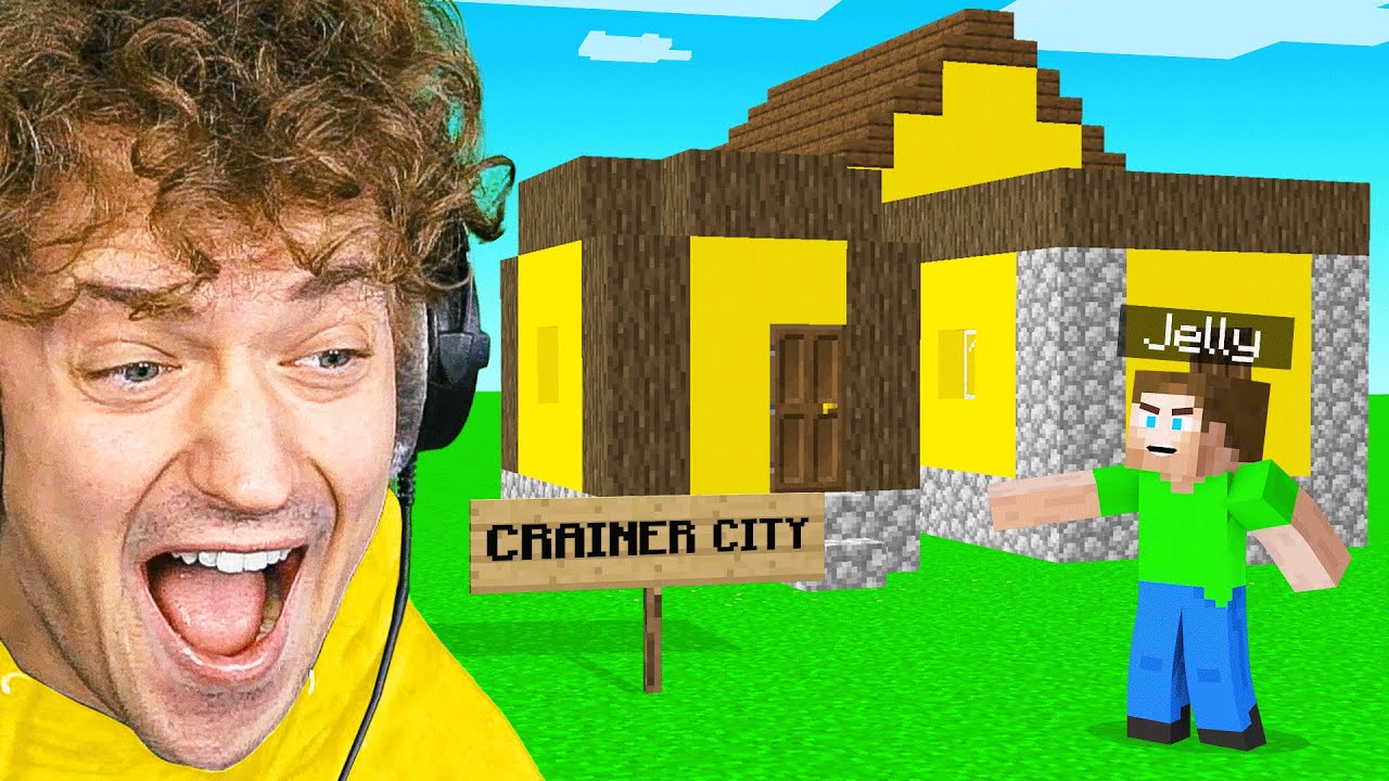 I BUILT An ENTIRE CITY In Minecraft! (Troll)
