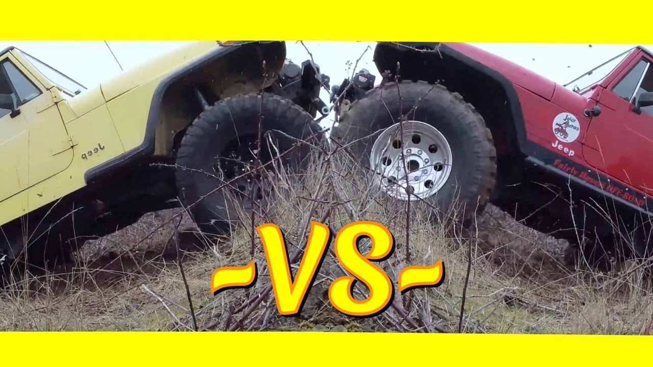 TSL Supper Swamper -vs- Maxxis Bighorn Tires  (Hill Climb)