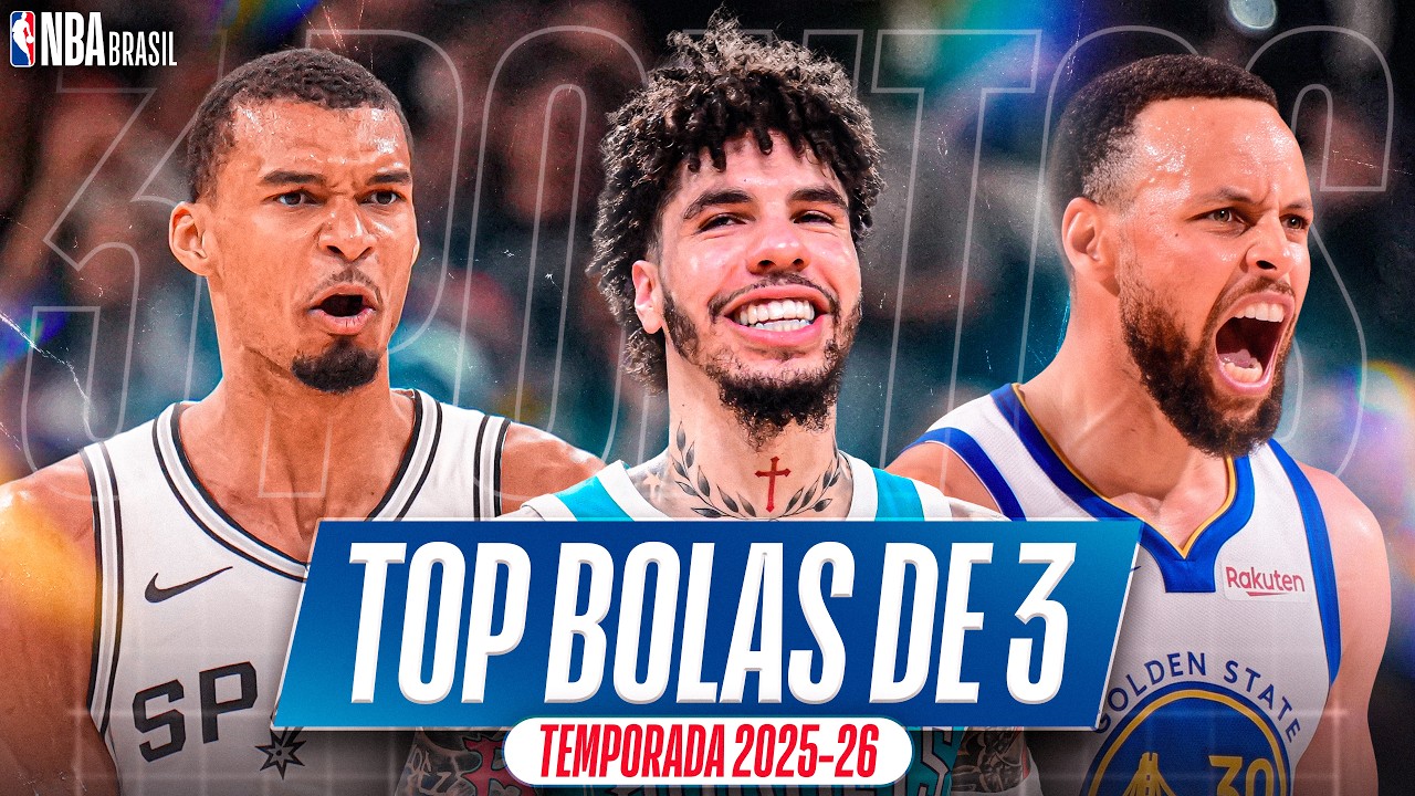As cestas de 3 PONTOS mais IMPRESSIONANTES da temporada 2025-26 | Melhores Momentos 🎯