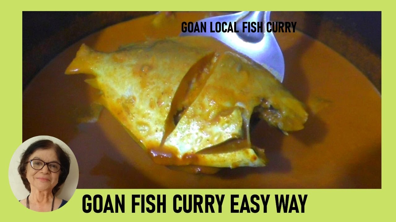 Easy Goan Fish Curry / Easy Pomfret Fish Curry / No Oil / How to Make
