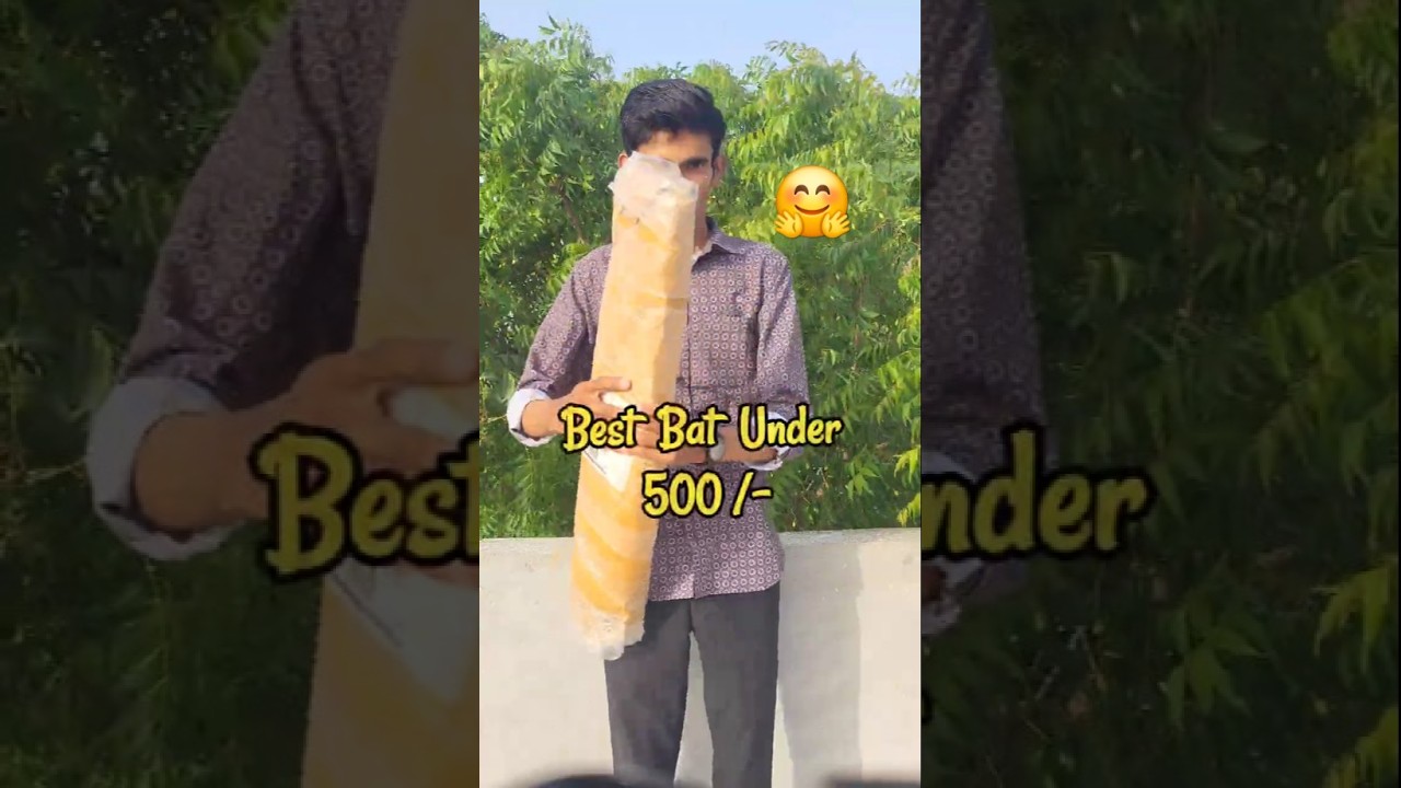 Best Cricket Bat Under ₹500 #cricket #unboxing