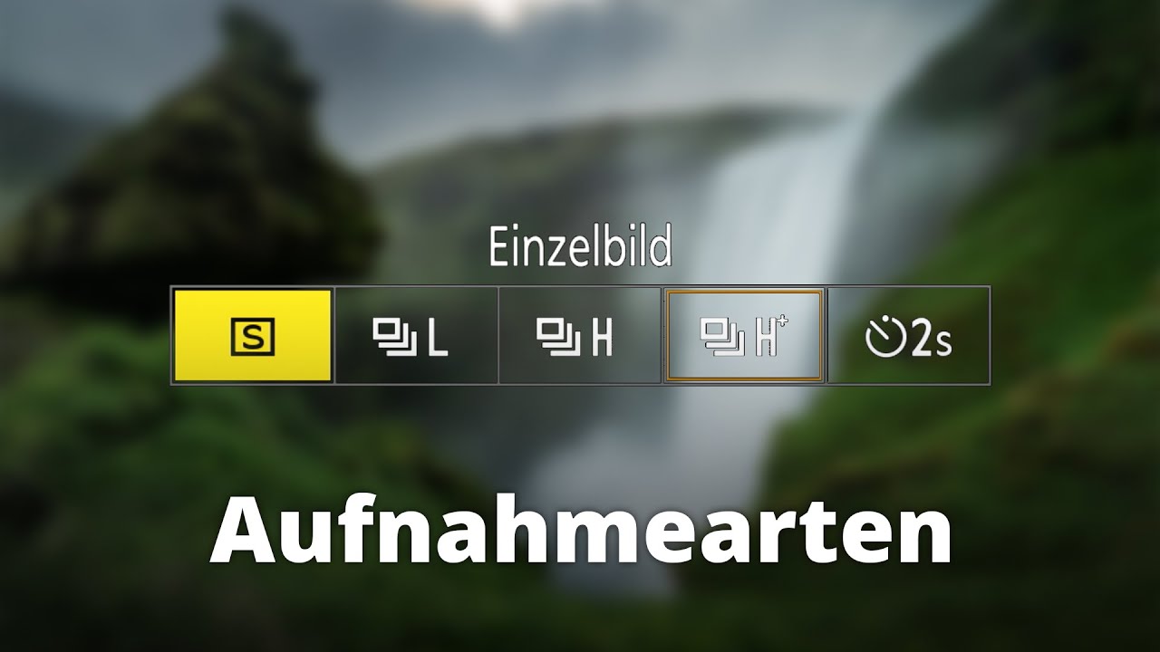 Welche Aufnahmearten soll ich nutzen?! | Fotografieren lernen 13/25
