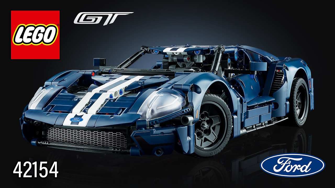 LEGO&reg; Technic&trade; 2022 Ford GT (42154)[1466 pcs] Step-by-Step Building Instructions @TopBrickBuilder