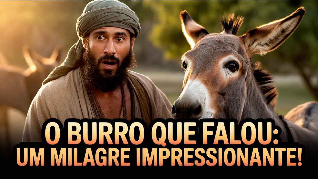 A Incrível História de Balaão: O Burro que Falou por DEUS