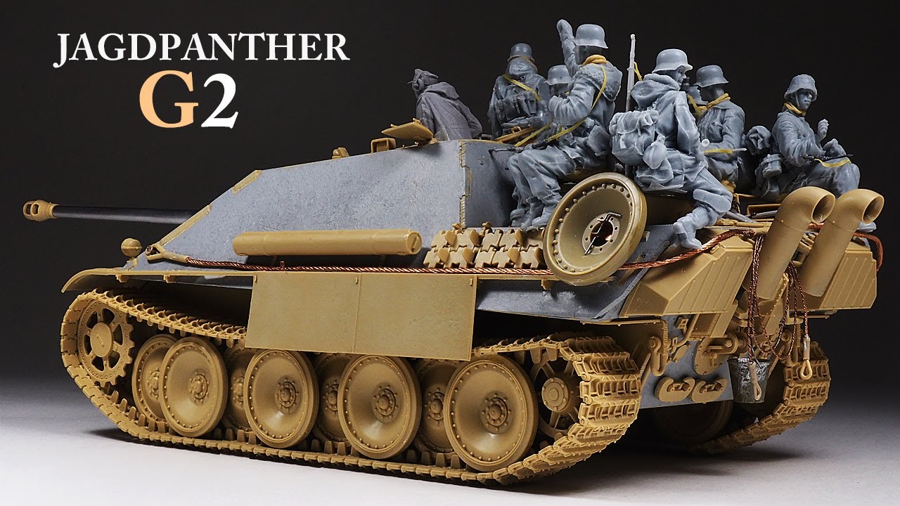 JAGDPANTHER G2 - Part 1 - 1/35 BLITZ by TAKOM - Tank Model - [ model building ]