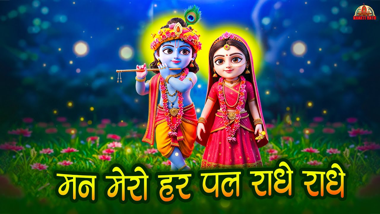 मन मेरो हर पल राधे राधे - Man Mero Har Pal Radhe Radhe | Devi Richa Mishra | Nursery Rhymes For Kids