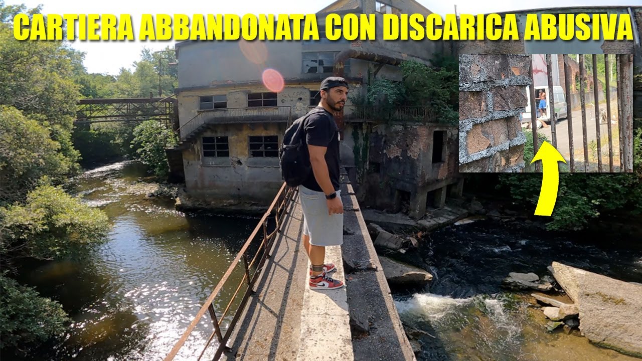 ESPLORAZIONE DI UNA CARTIERA ABBANDONATA - SCOPRIAMO UNA DISCARICA ABUSIVA E CI CACCIANO VIA!