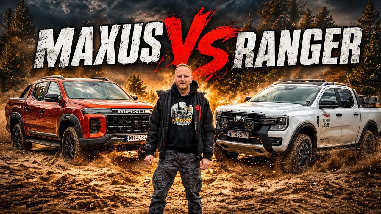 Sprawdziłem je w terenie&hellip; kt&oacute;ry pickup daje radę? | Maxus vs Ranger