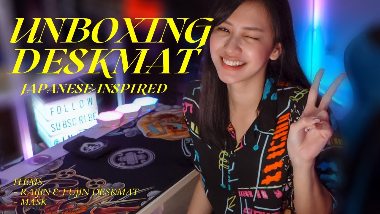 [LIVE] UNBOXING @KevinAnggara 's  DESKMAT | TENJIN SCROLLWORKS