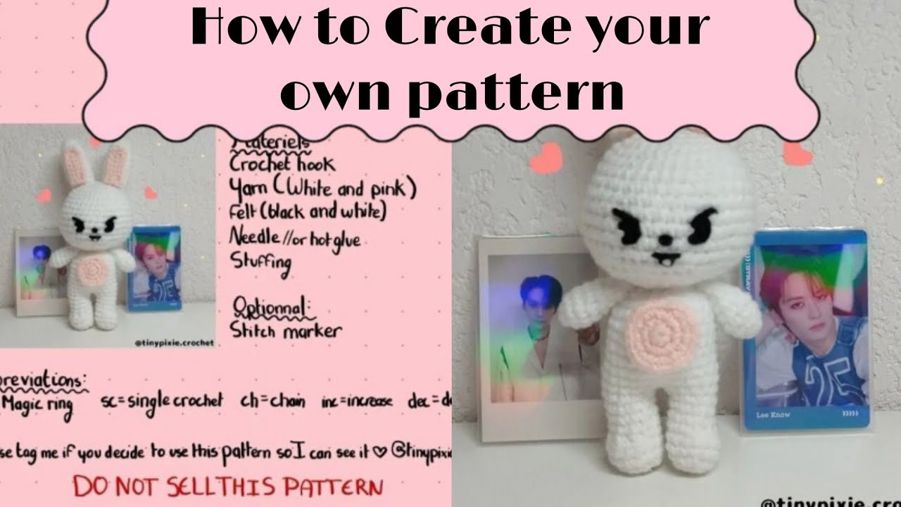 ✨🩷How to create your own crochet pattern🩷✨ [useful guide to creating a crochet pattern]