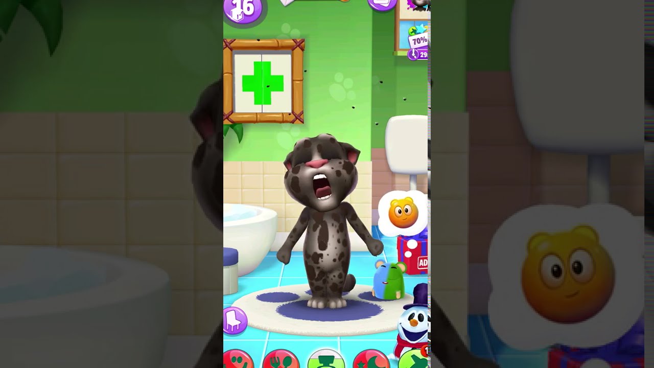 My Talking Tom 2 - Funny Cat Poo Meme - Funny Android Gameplay #92
