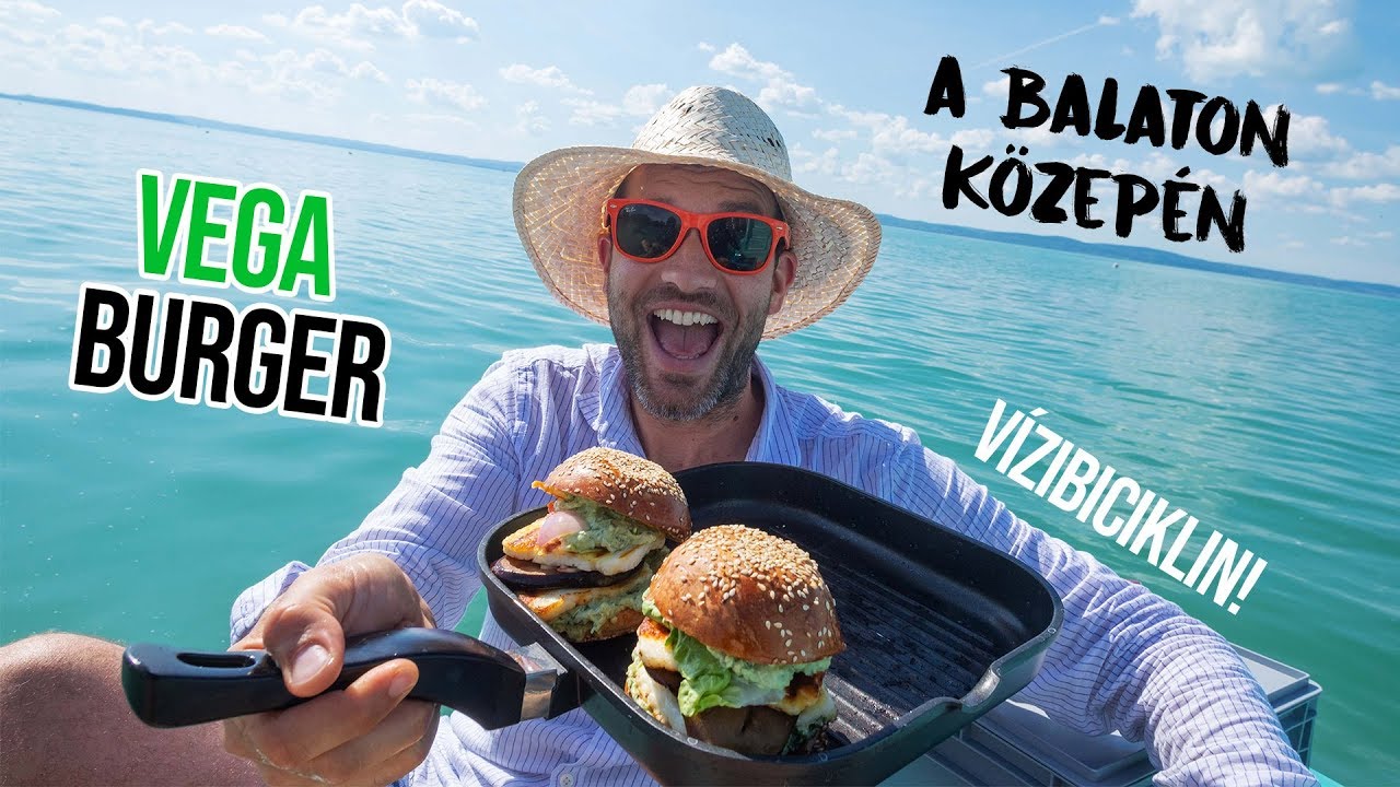 Ti k&eacute;rt&eacute;tek! Grillez&eacute;s v&iacute;zibiciklin, &eacute;s vega burger!