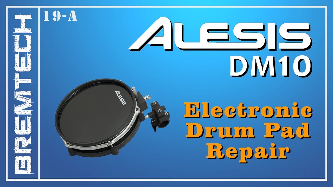 [19-A] Repair Alesis DM10 Drum Pad with Low Output and Low Sensitivity