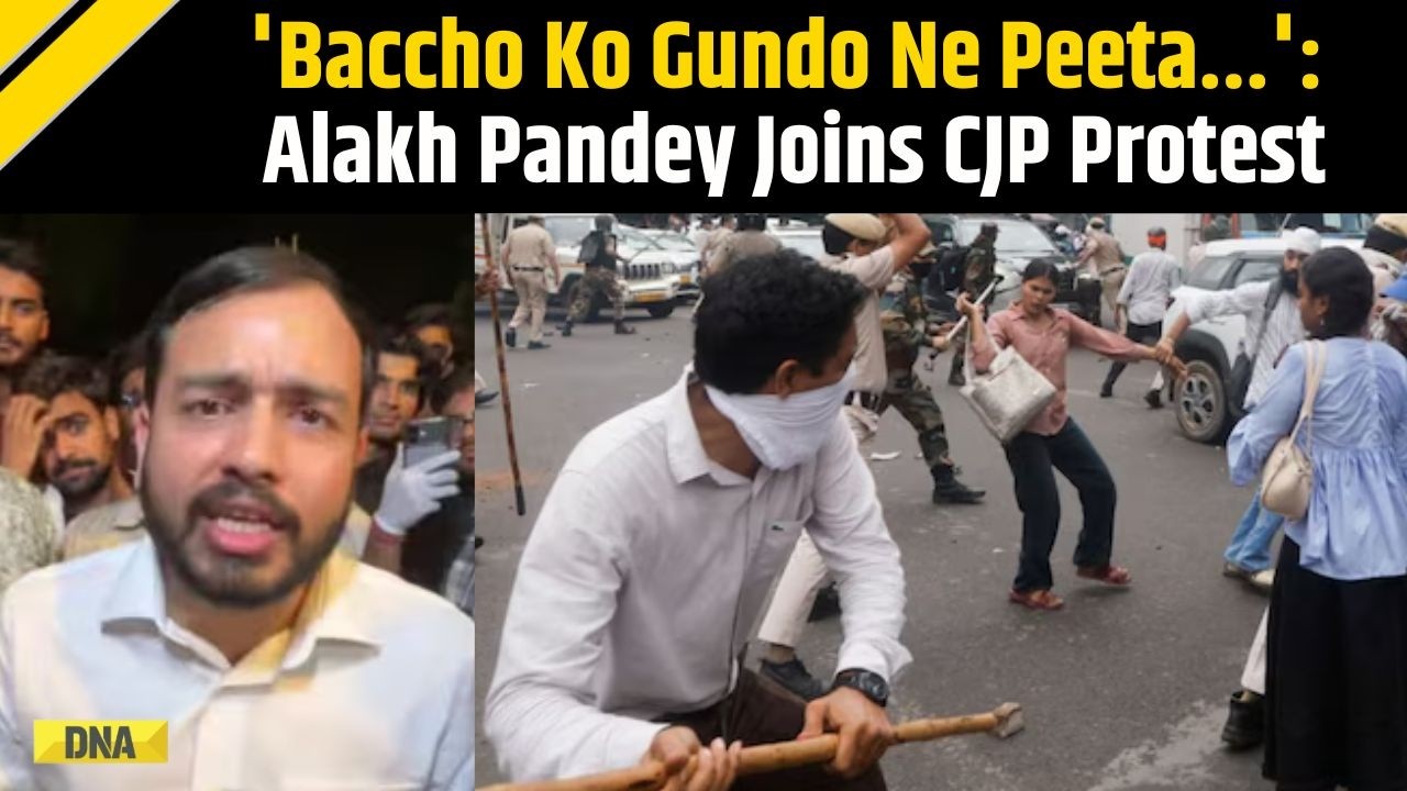 CJP Protest: Alakh Pandey Joins Jantar Mantar Protest, Urges Government To Hear Students