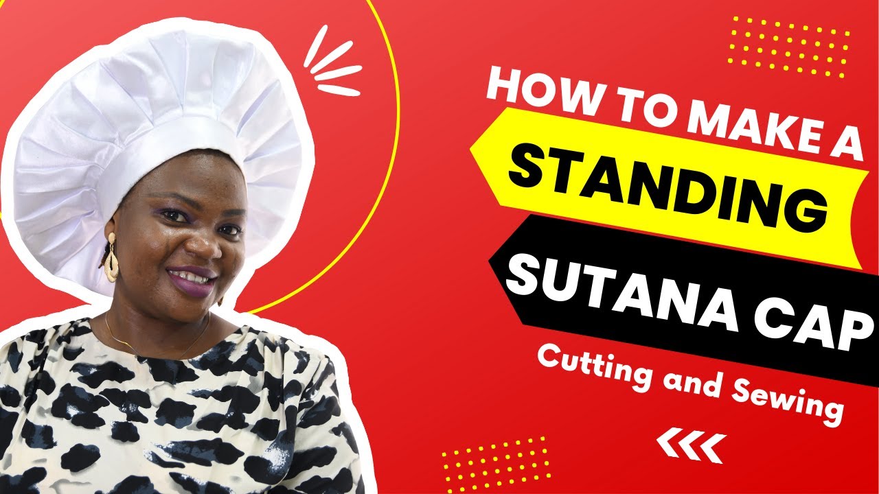 HOW TO MAKE A STANDING SUTANA CAP || CELESTIAL GARMENT CAP || FILA CELE ||WHITE GARMENT CAP