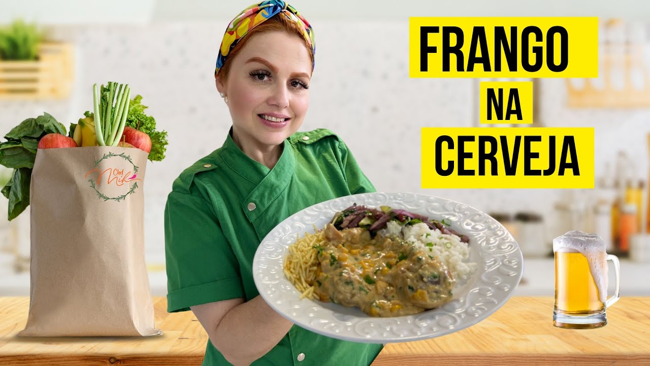 Frango na cerveja com tempero de saudade
