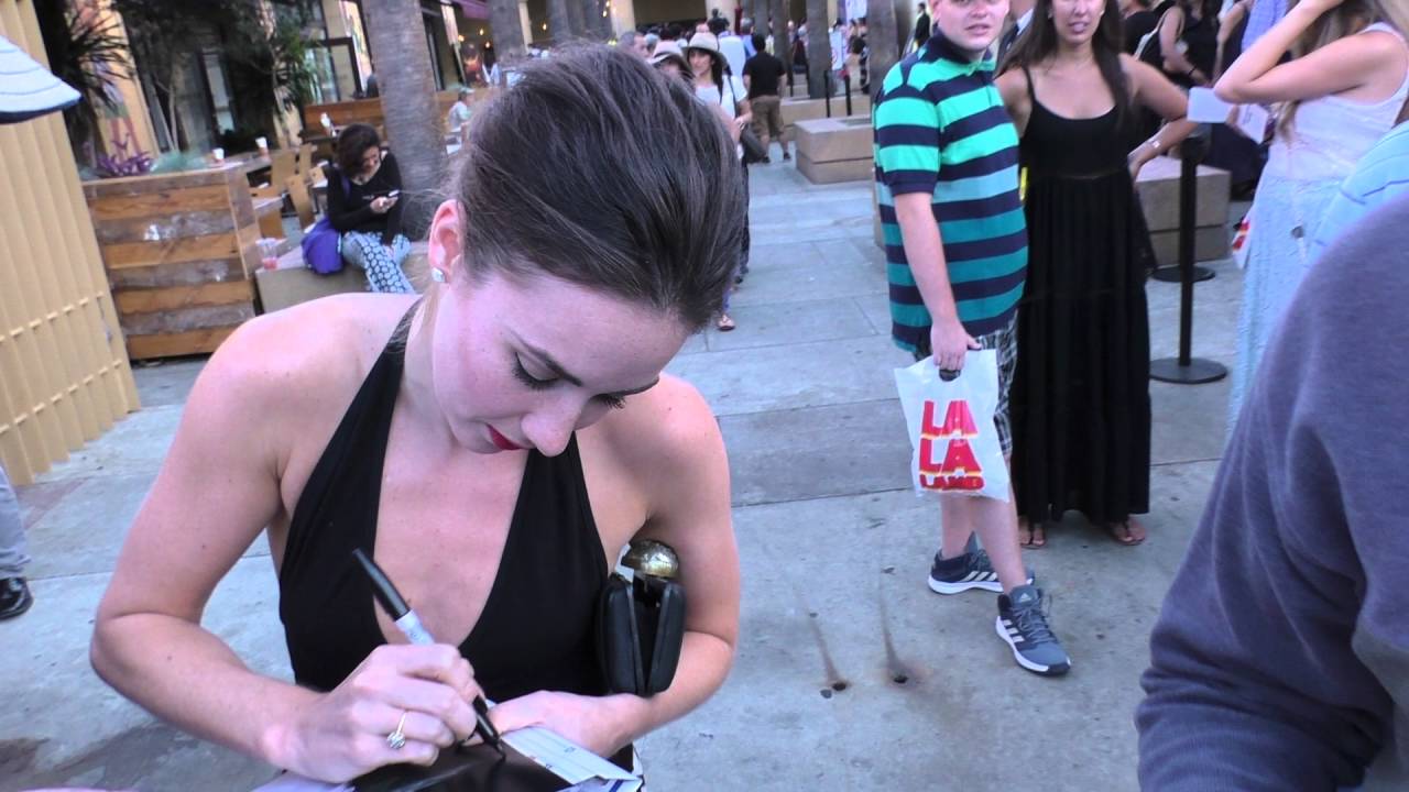 Lyndon Smith greets fans at The Egyptian Theatre in Hollywood