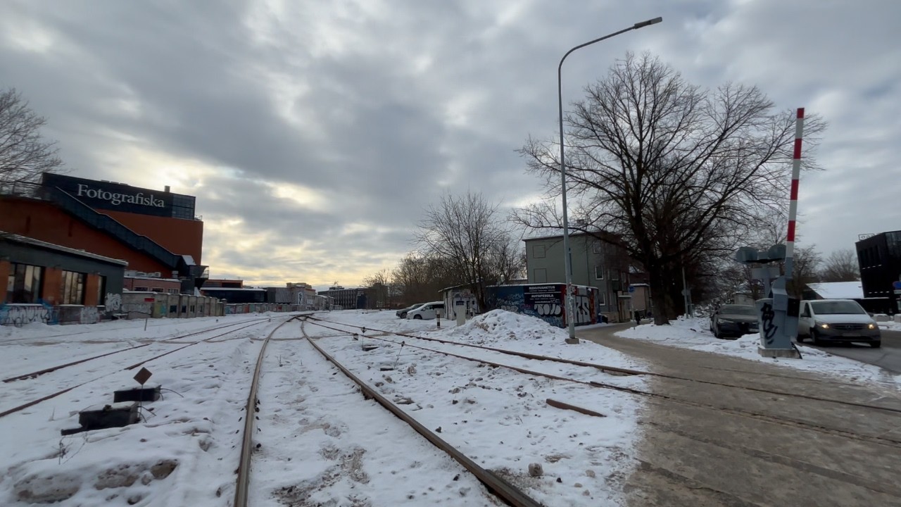 Winter City Walk → Balti Jaam to Telliskivi & Fotografiska | No Talking | Ambient Sound