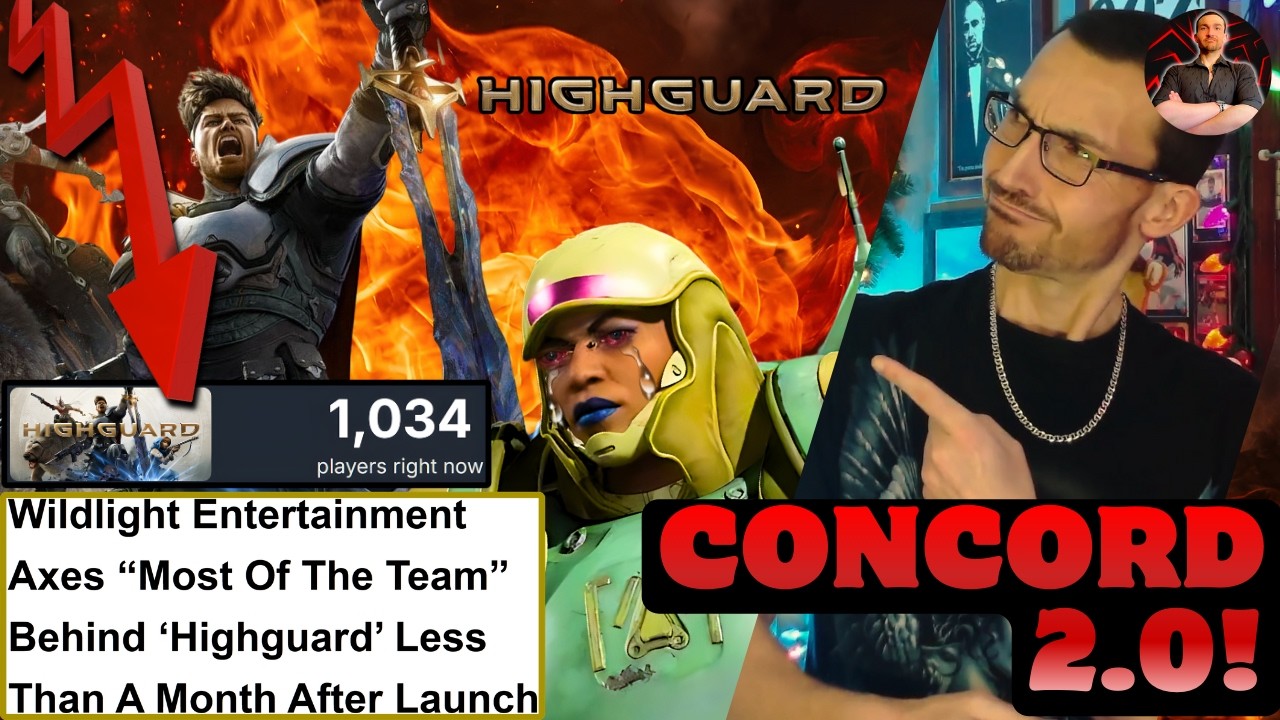 Highguard превращается в Concord 2.0! Увольняют почти весь персонал студии! Она мертва!
