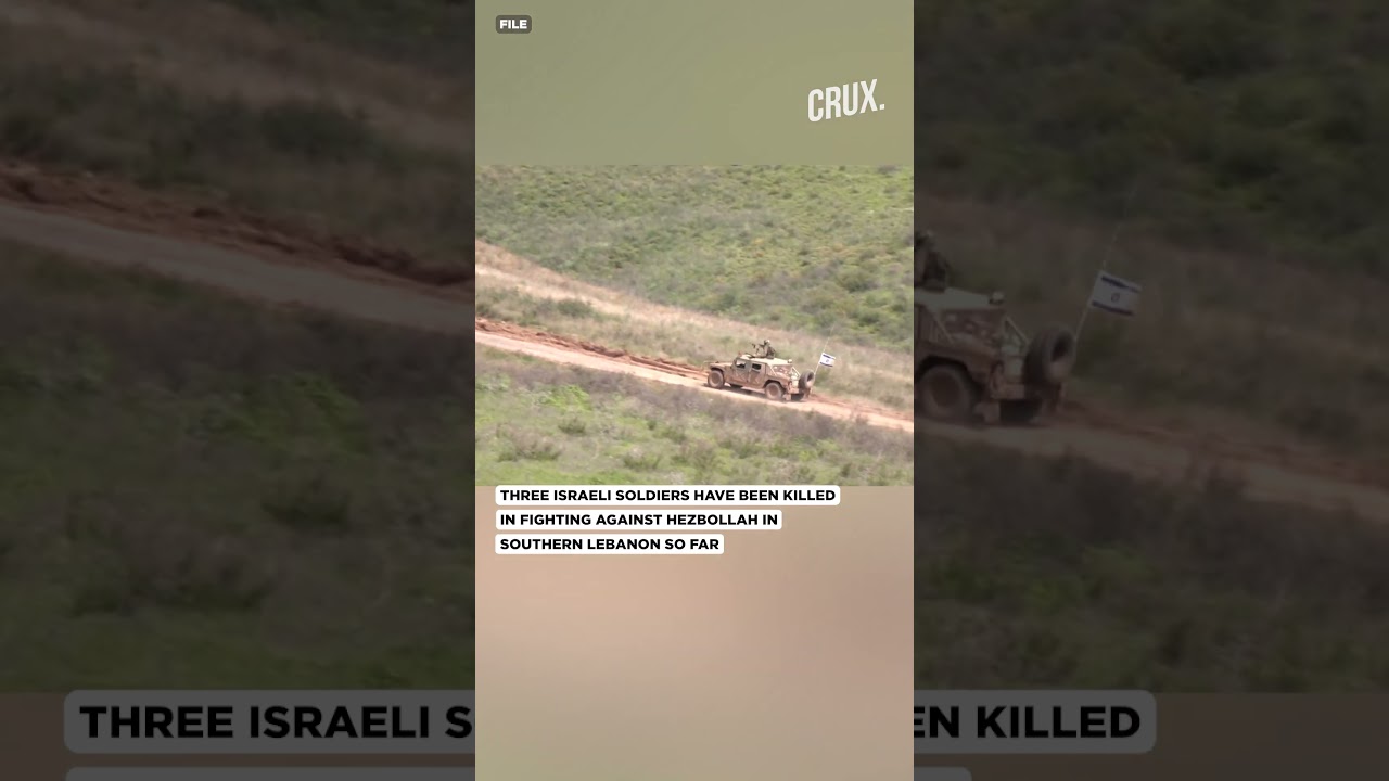 Moment: Israeli Army Footage Shows Strikes On Hezbollah Targets In Lebanon