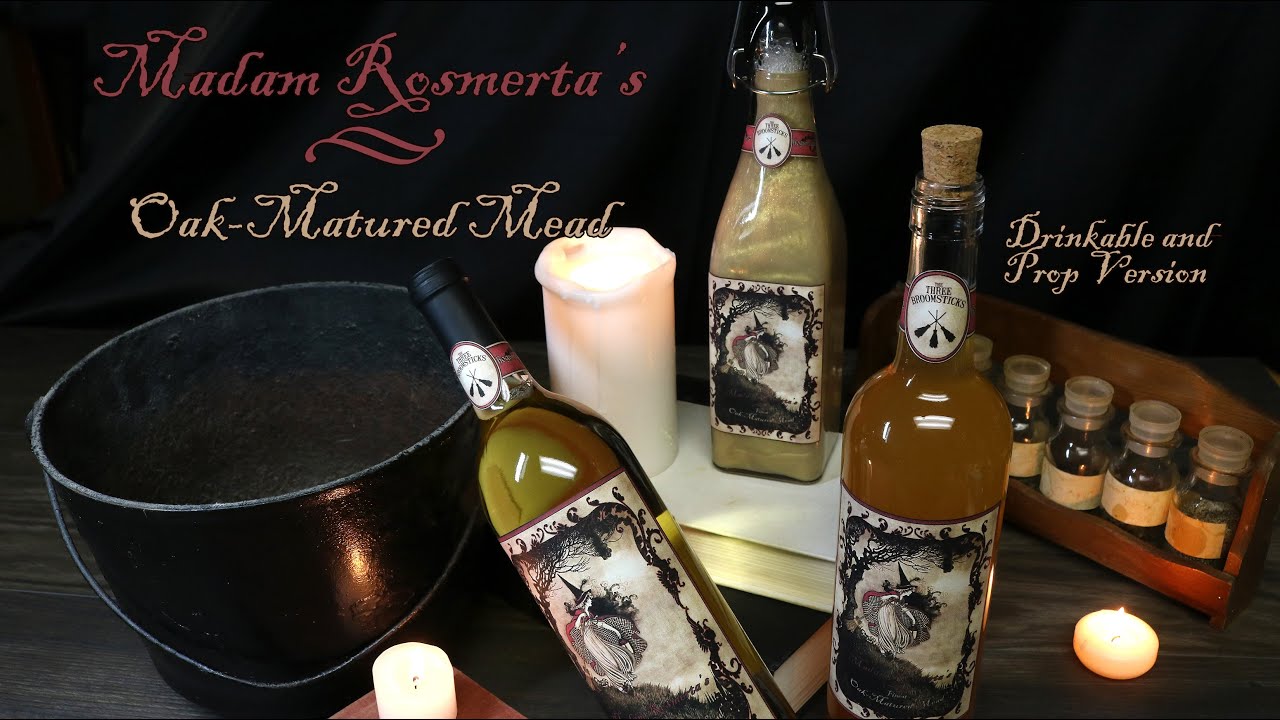 Madam Rosemerta’s Oak Matured Mead : Recipe : DIY Prop : Harry Potter Inspired : Three Broomsticks