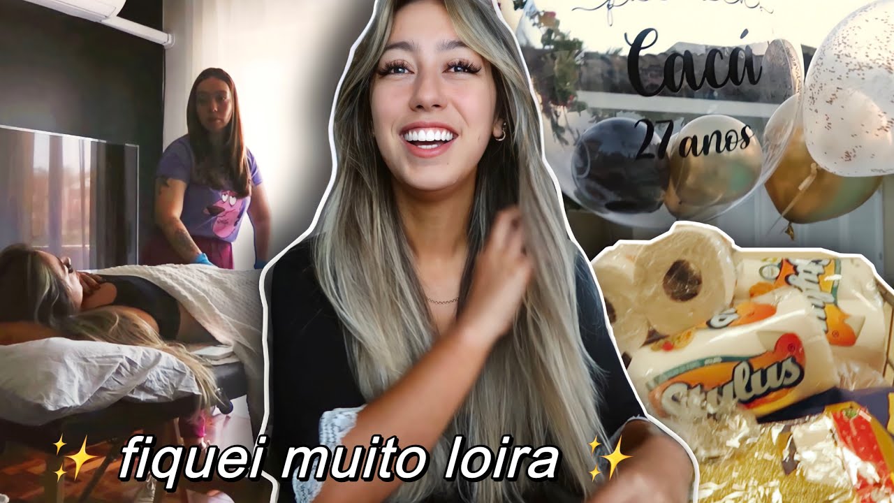 PREPARATIVOS pra MINHA FESTA de 27: fiquei LOIRA, DECORAÇÃO, SUPERMERCADO e + 🔥 Cacá Anjos