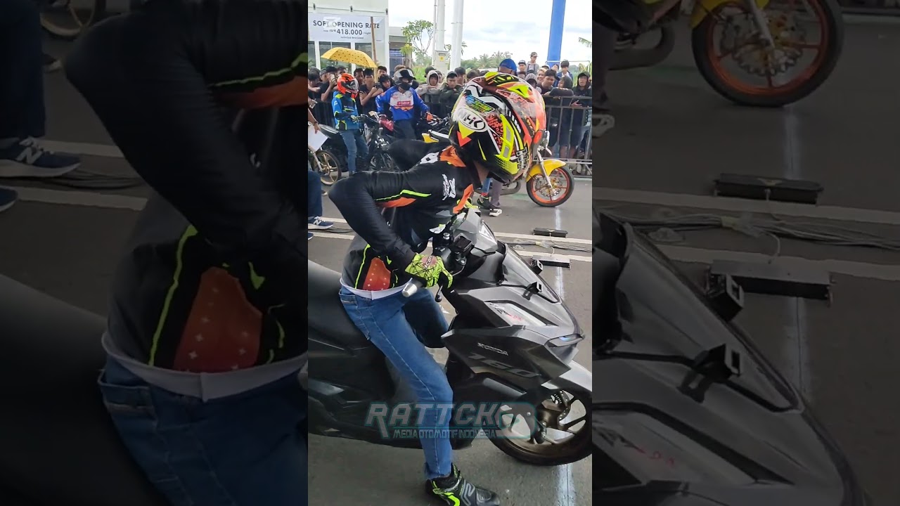 VARIO 160 TANTANG NINJA 2T DI LINTASAN DRAGBIKE TERBARU #dragbike #vario160