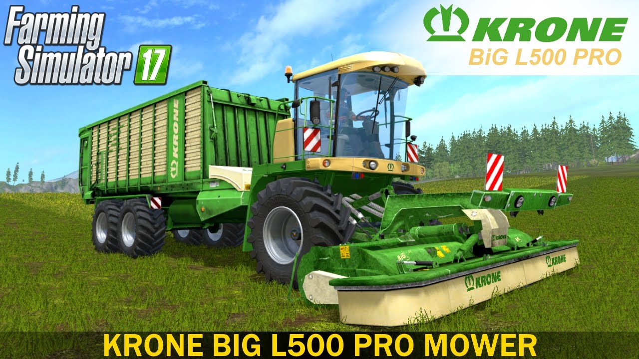 Farming Simulator 17 KRONE BIG L500 PRO MOWER