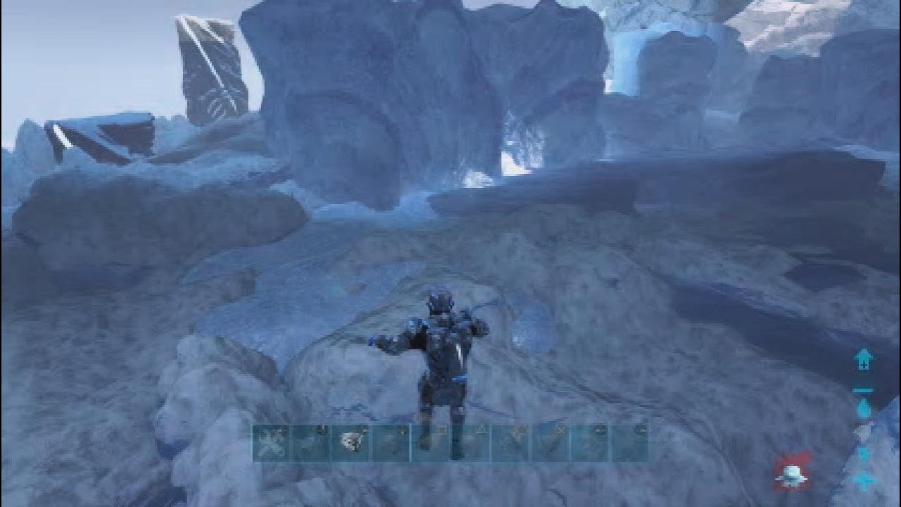 HOW TO MESH ISLAND ICE CAVE (ARK/PVP/PS5)