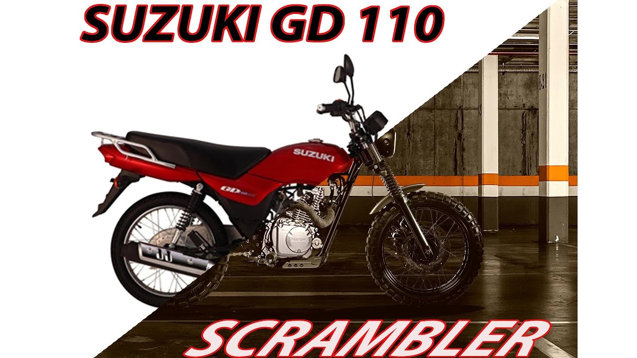 Suzuki GD110 Modified Scrambler Style /Virtual Tuning/