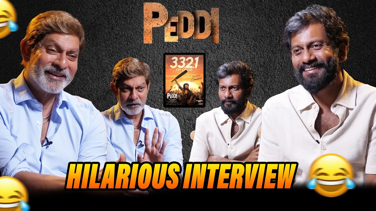 Jagapathi Babu & Buchi Babu Exclusive Interview After PEDDI Success | Ram Charan | Janhvi Kapoor