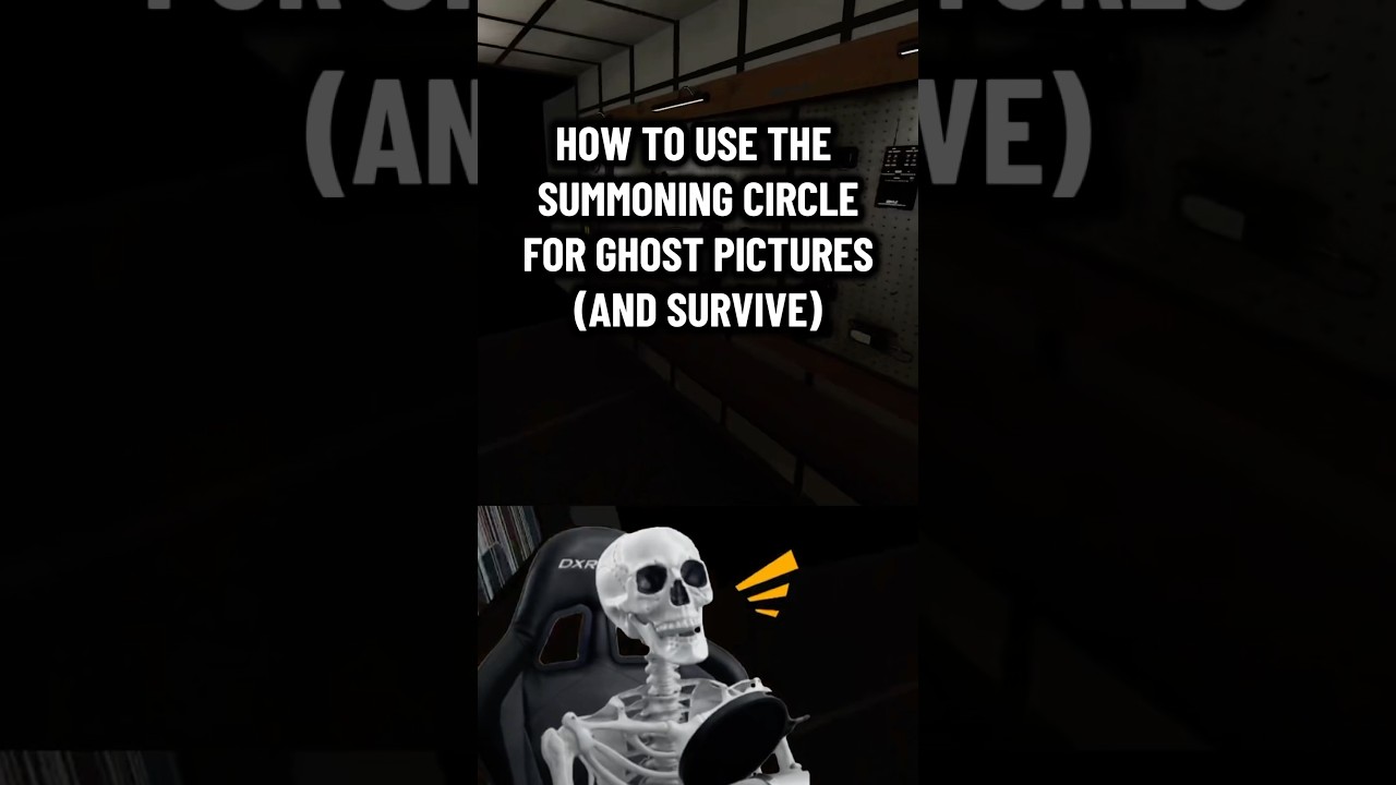 How to use the Summoning Circle For Ghost Pictures (And Survive) in #phasmophobia