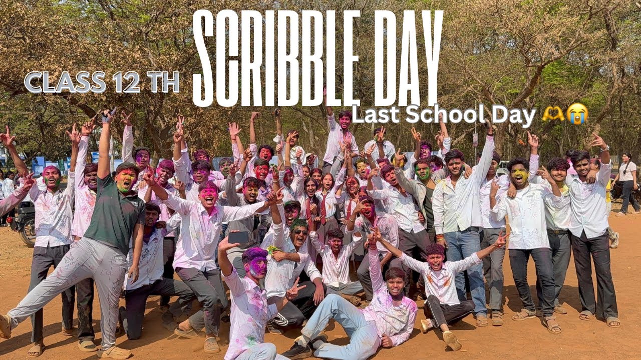 Scribble Day 🥺❤️ || Last Day of School 🫶 2025_2026 
