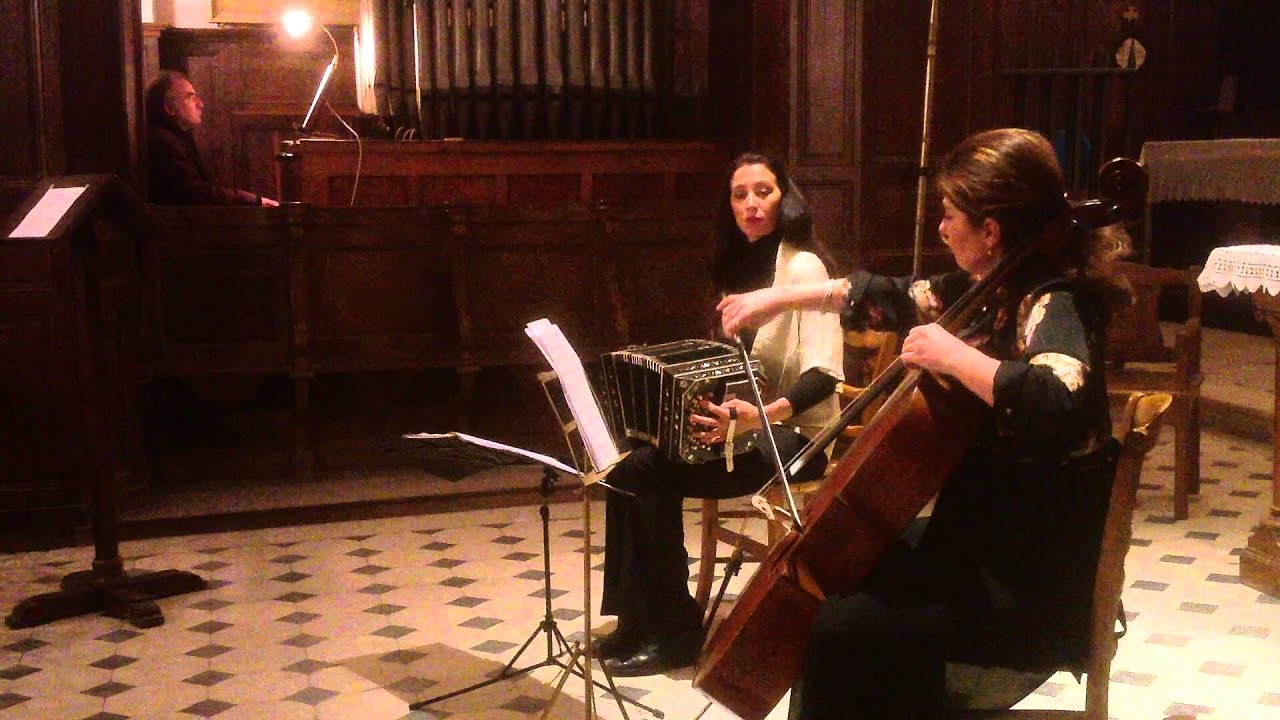 Oblivion (Astor Piazzola) Cello: Sedef ERÇETİN, Bandoneon: Marisa MERCADE - Église de Senlisse